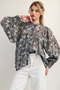 Floral Burst Top