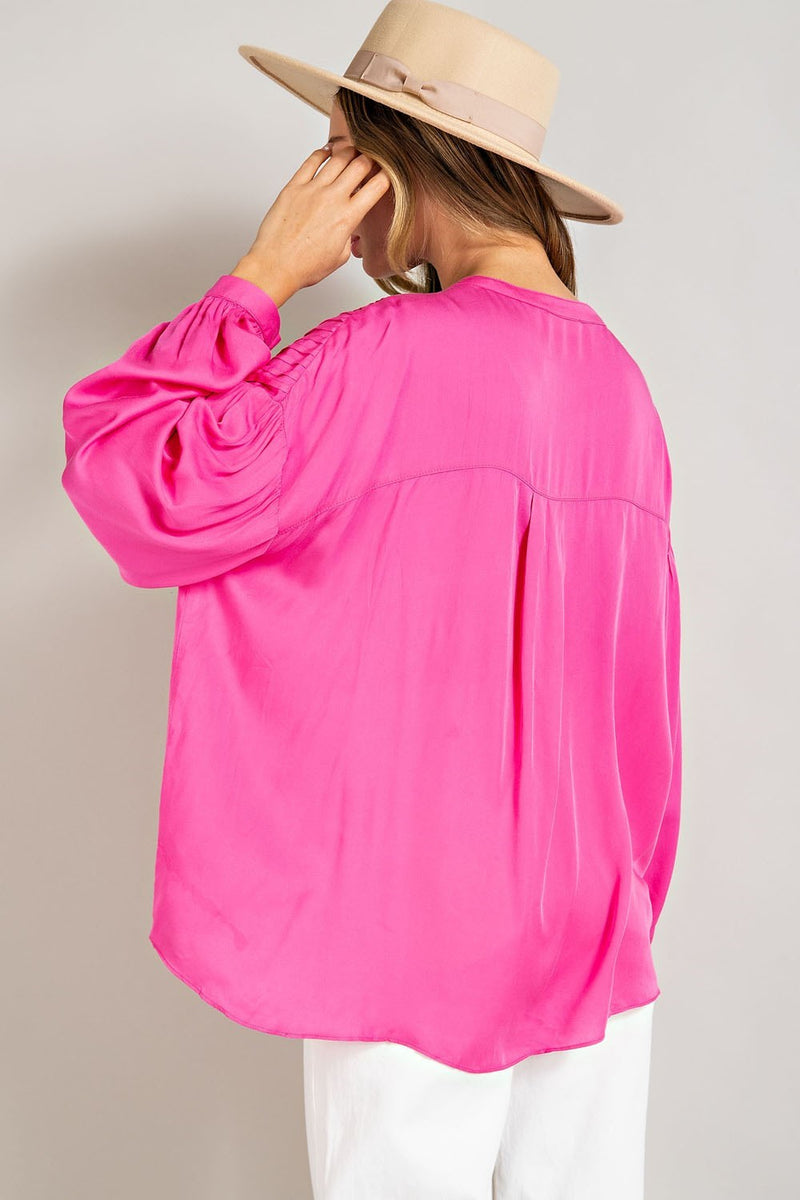 Pleated on the Move-Long Sleeve