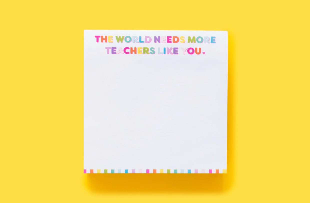 Teacher Appreciation Sticky note pad - Taylor Elliott