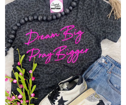 Dream Big Pray Bigger T-Shirt