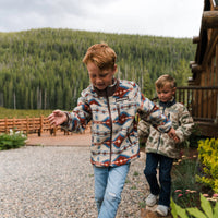 Burlebo Youth Arizona Aztec Mountain Fleece Sherpa Jacket