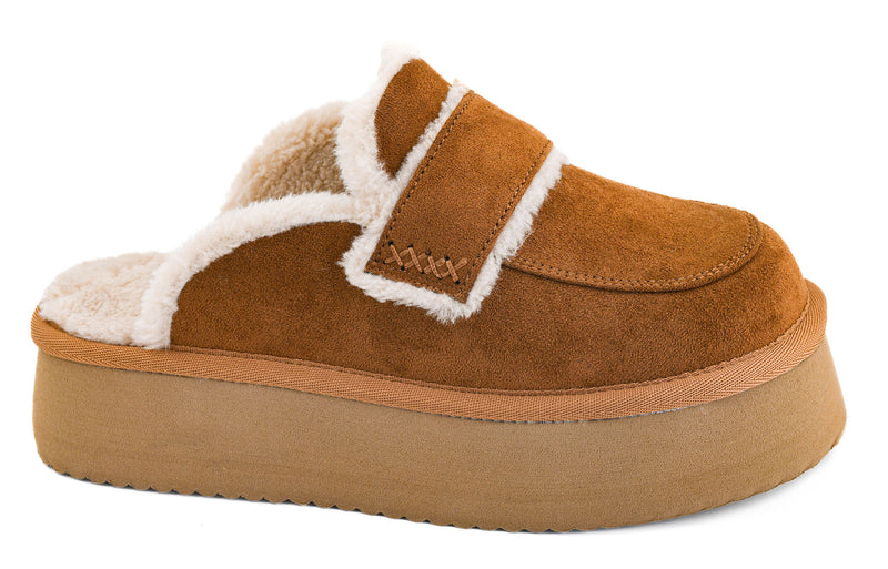 Corkys VEG OUT Tobacco Faux Suede