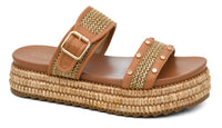 Corkys Walk of Shame - Tan Raffia