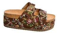 Corky's Brocade Floral Wannabe Sandals