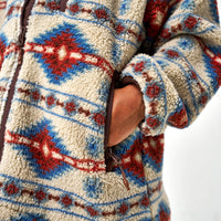 Burlebo Youth Arizona Aztec Mountain Fleece Sherpa Jacket