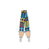 Consuela -Wide Woven Shoulder Strap, Blueberry