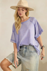 Sunset Cotton Oversized Tee