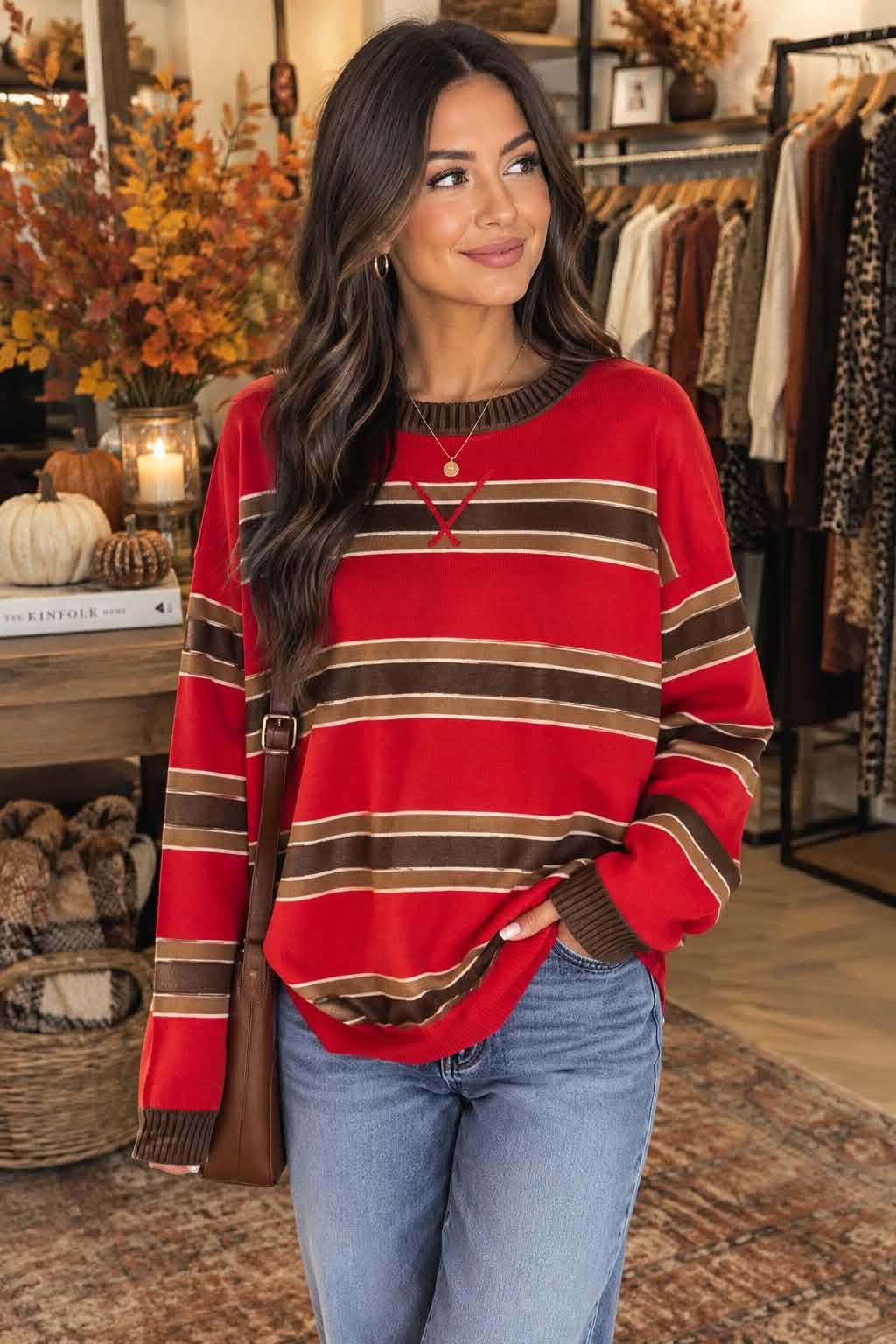 Becky Stripe Top