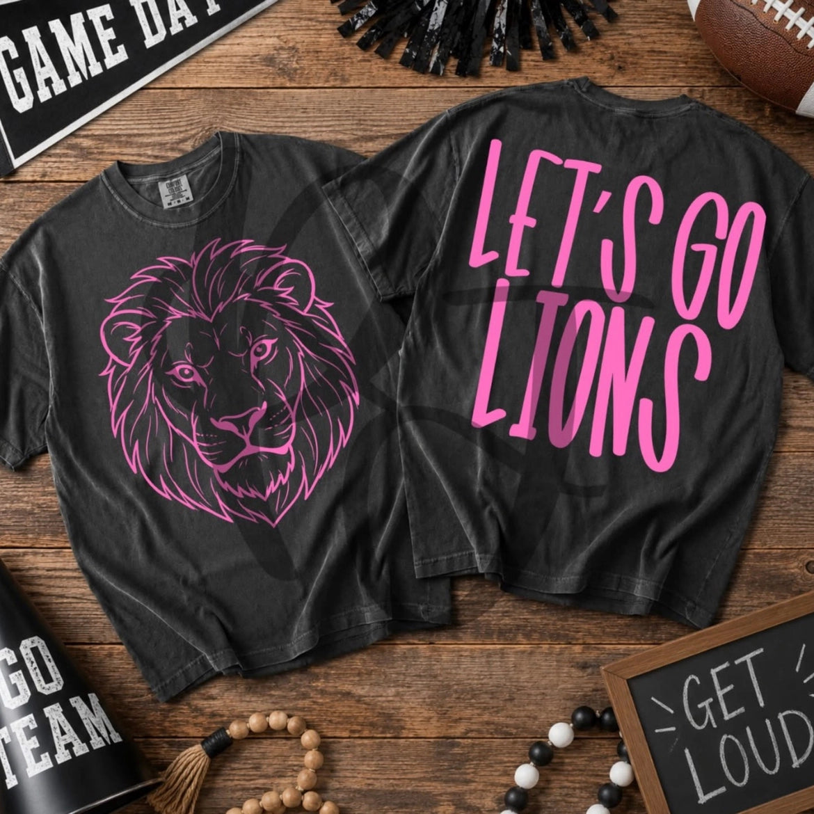 Let's Go Pink Out Mascot {Pre-order}