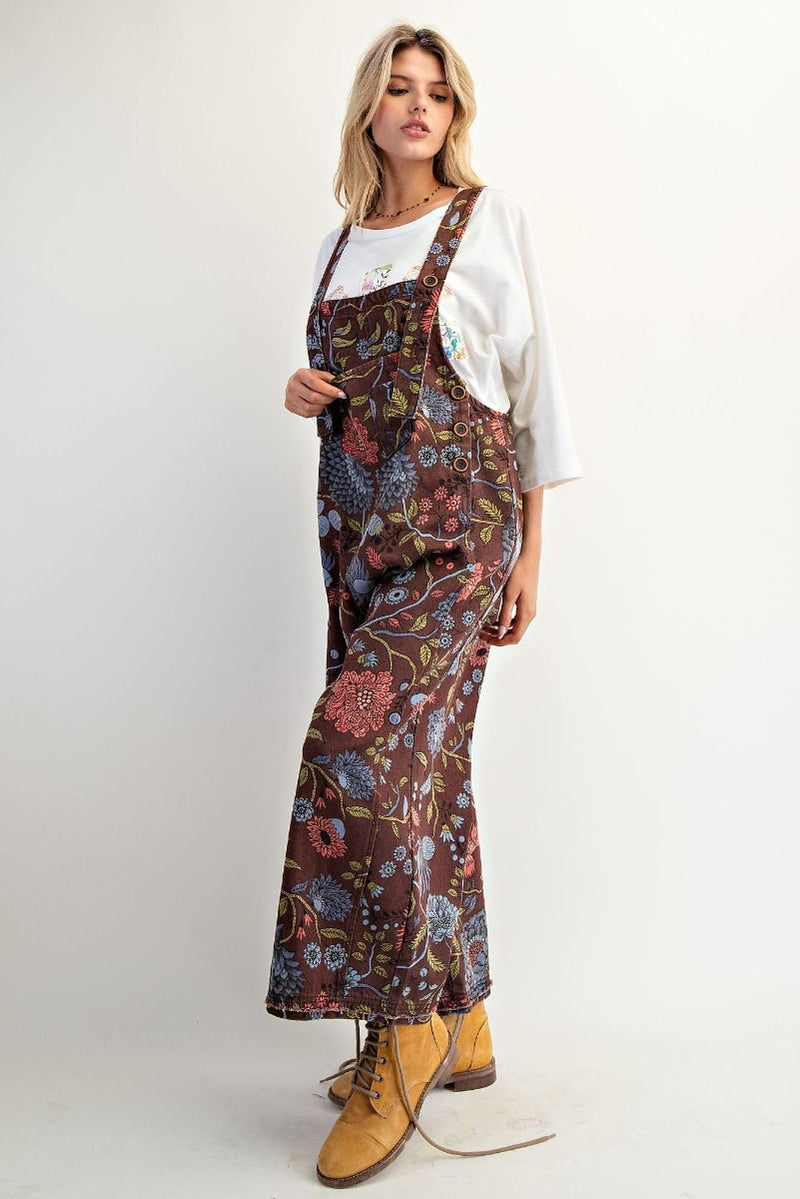Jessa Floral Overalls