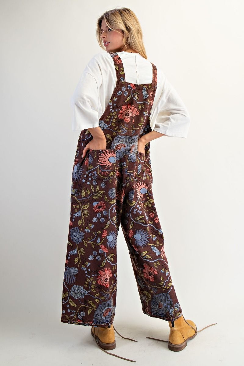 Jessa Floral Overalls