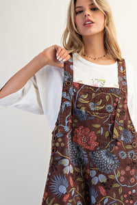 Jessa Floral Overalls