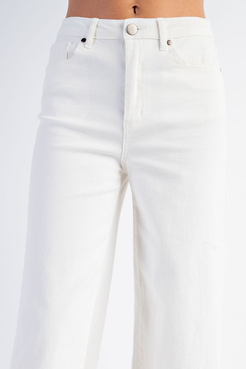 Belle High Waisted Twill Pants