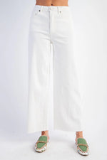 Belle High Waisted Twill Pants