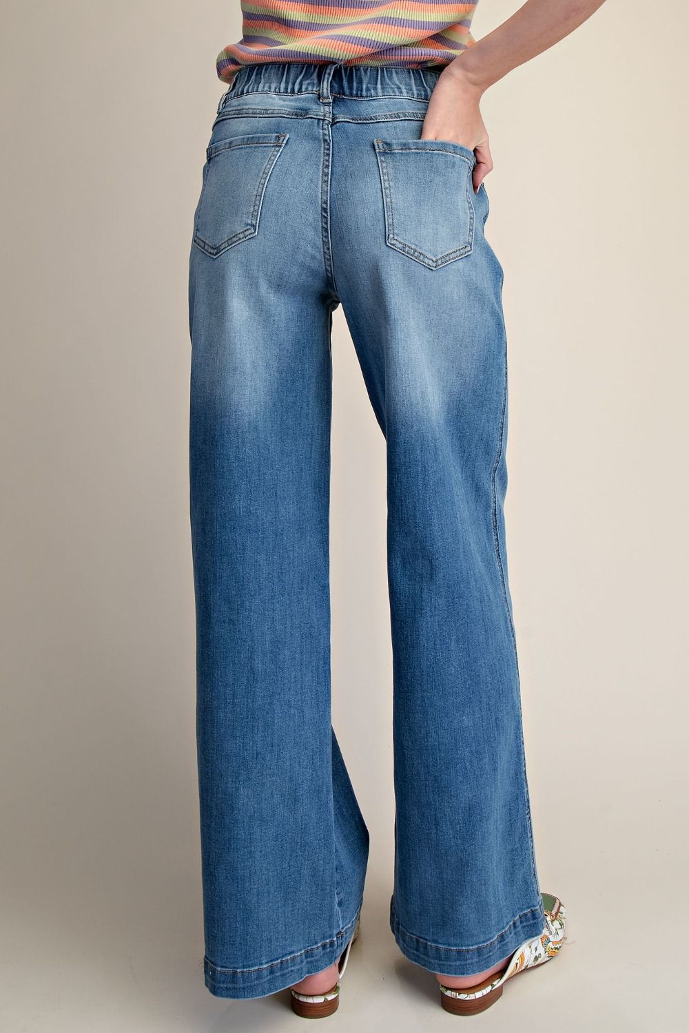 On Repeat Denim Stretch Pants