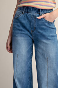 On Repeat Denim Stretch Pants