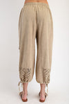 Crochet Mineral Washed Joggers