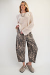Wild instincts Leopard Barrel Pants
