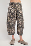 Wild instincts Leopard Barrel Pants