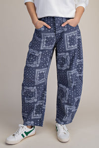 Bandana Blues Barrel Pants