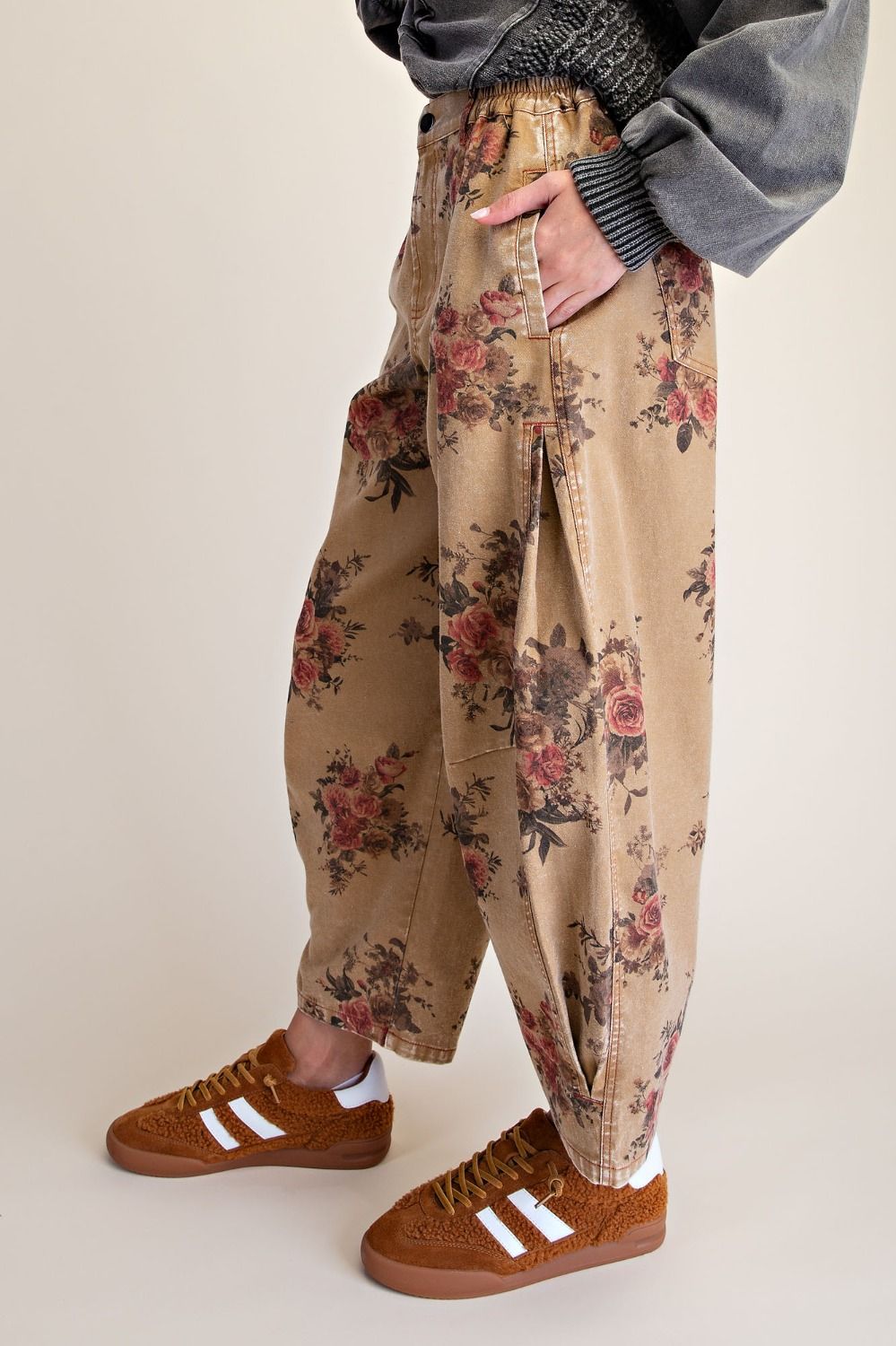Muted Notes Floral Pants