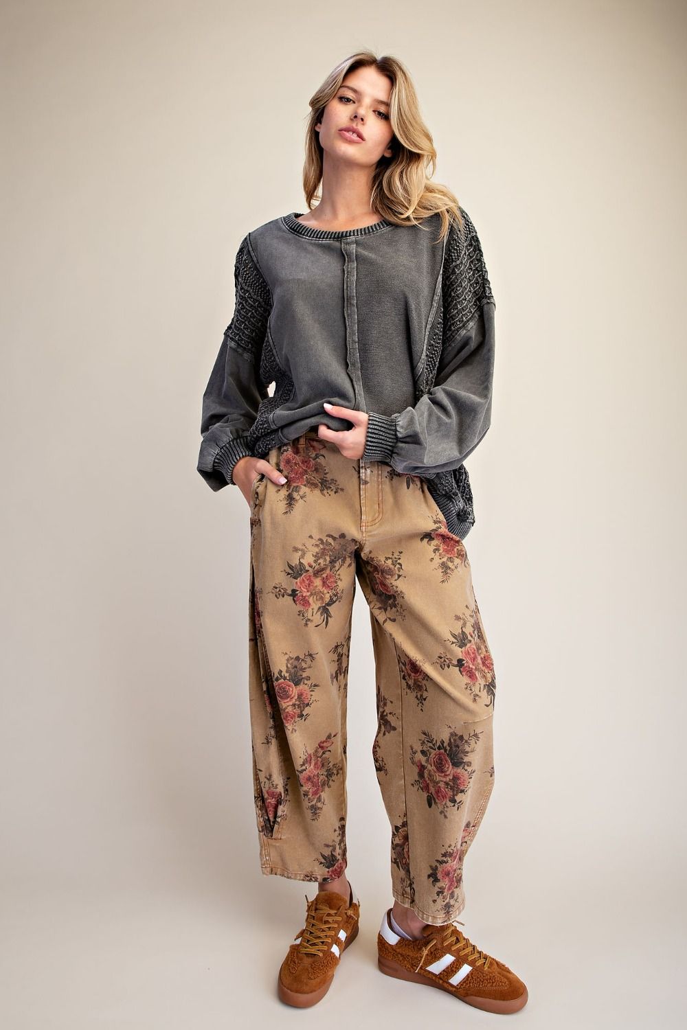 Muted Notes Floral Pants