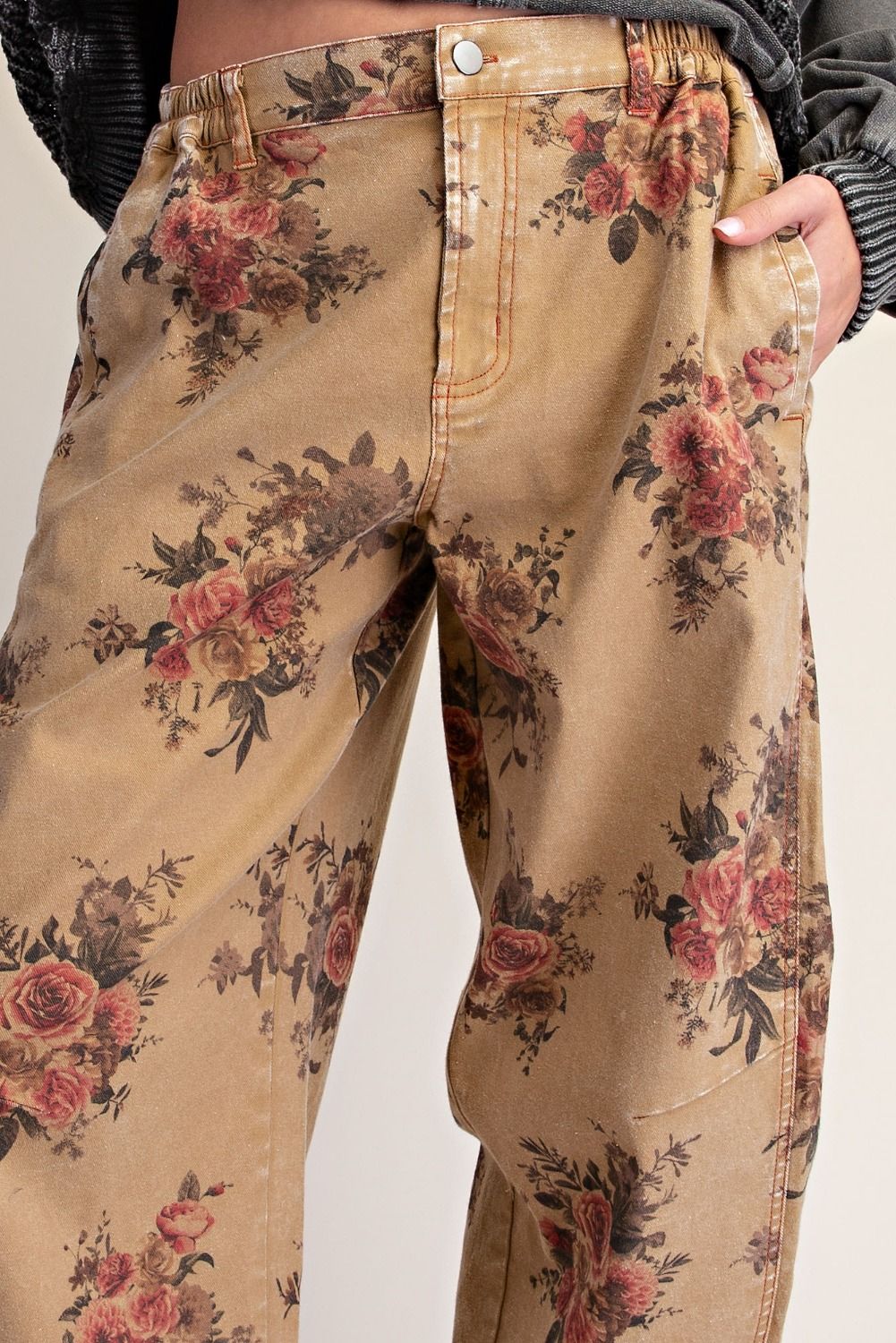 Muted Notes Floral Pants