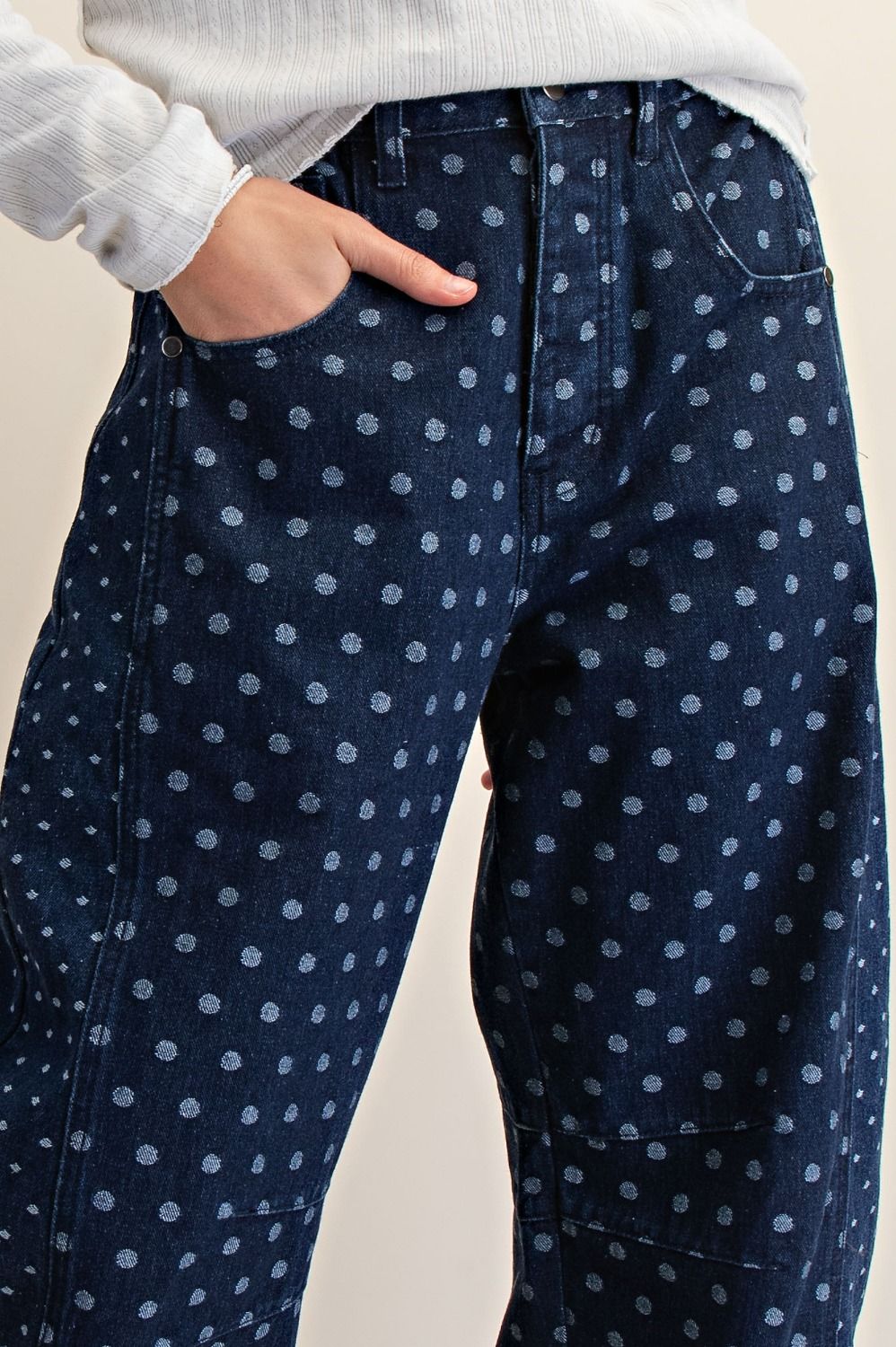 Denim DBarrel Pants