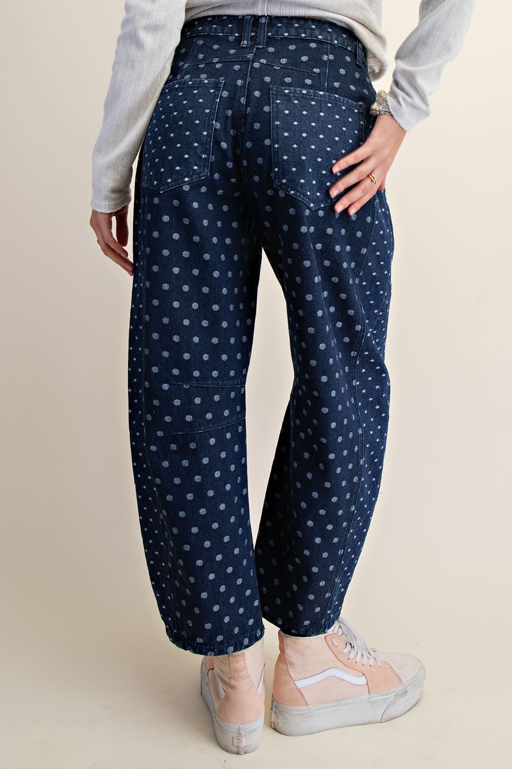 Denim DBarrel Pants