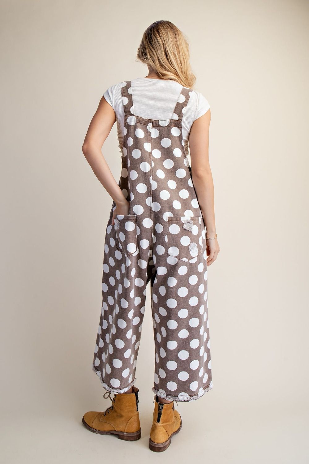 Big Moves Polka Dot Overalls