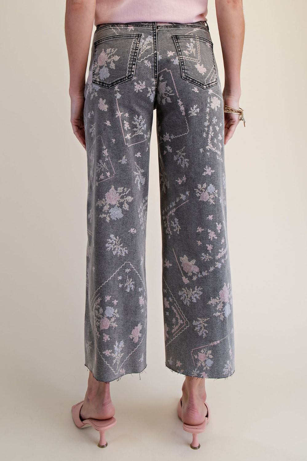 Chalkboard Floral Pants