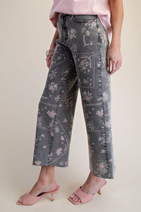 Chalkboard Floral Pants