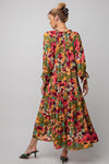 Fall Reactions Floral dress