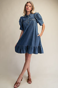 Main Street Denim Dress