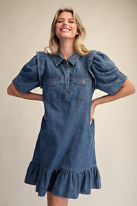 Main Street Denim Dress