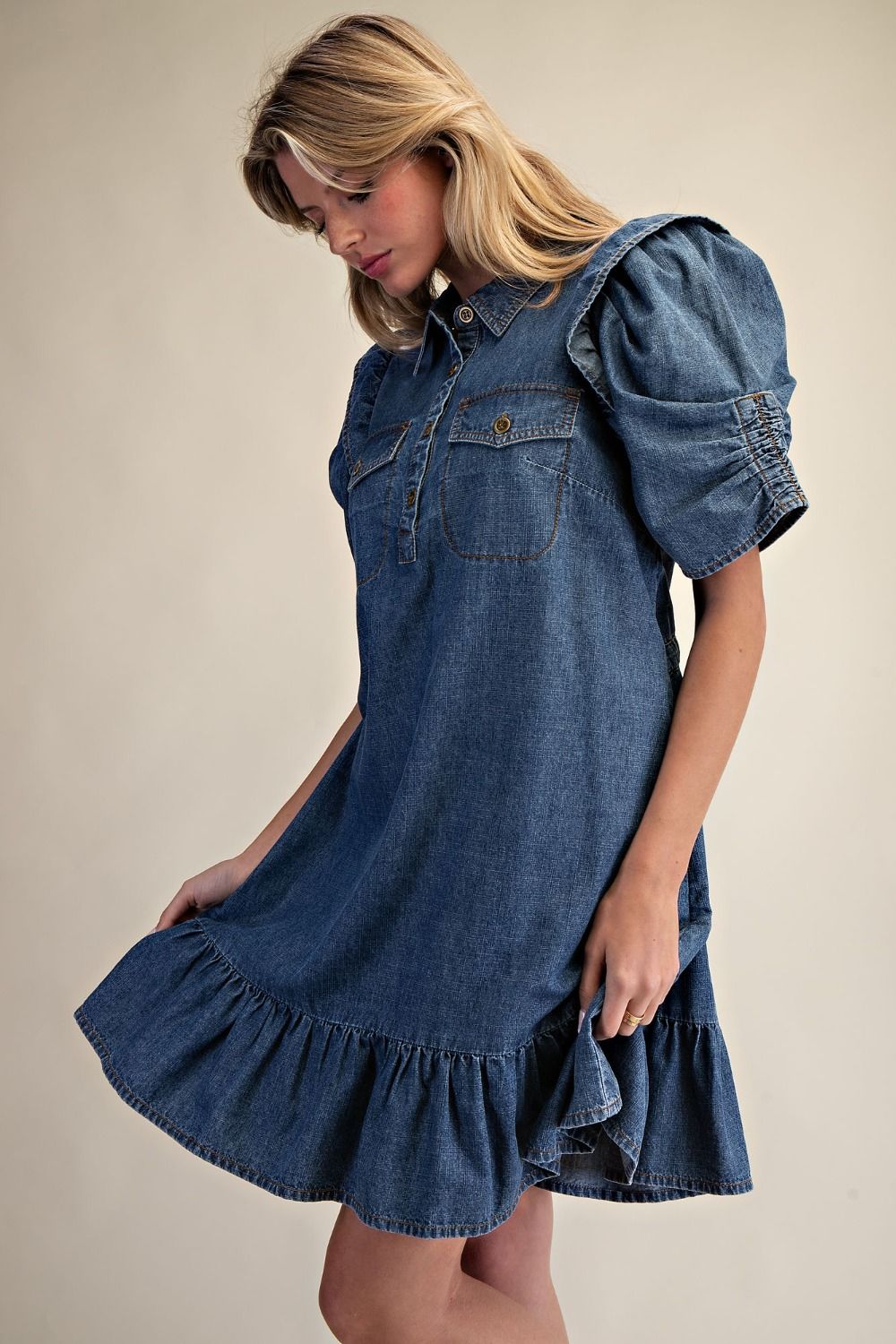 Main Street Denim Dress