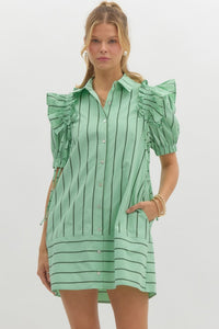 Take the Leap Mint Dress