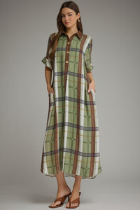 Rustic Romance Plaid Dress