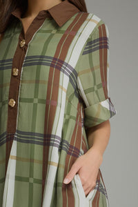 Rustic Romance Plaid Dress