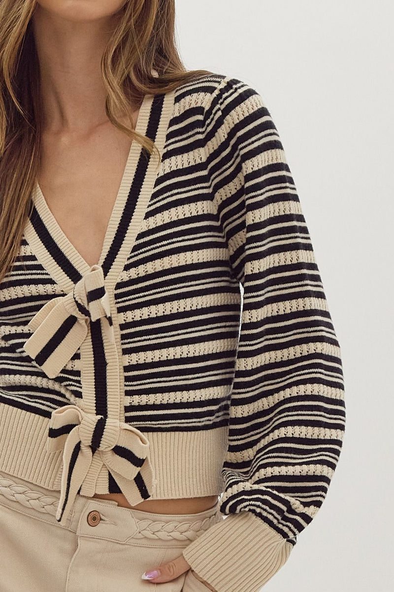 The Britt Bow Cardigan