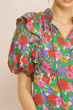 A Flair of Floral Top