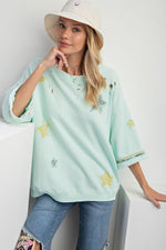 Patched in Stars Top