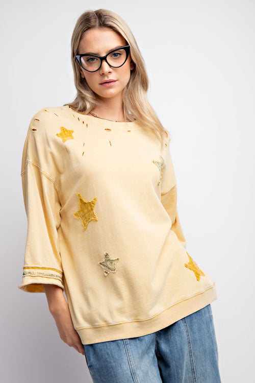 Patched in Stars Top