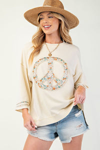 Peaceful Bloom Pullover
