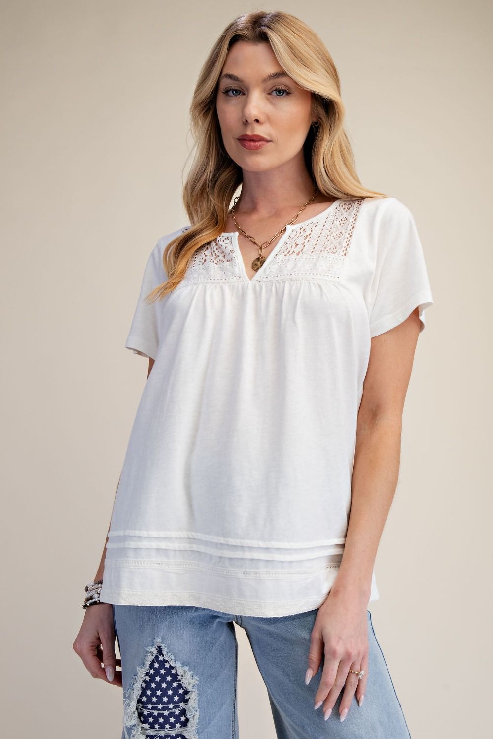 Simple Lace Top