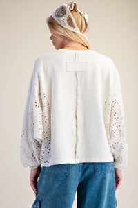 Always in Season Eyelet Top