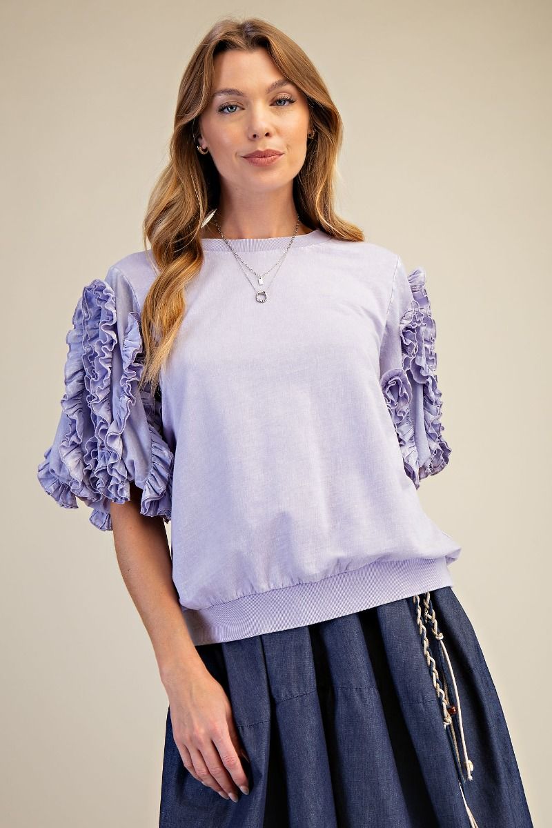 Cliffside ruffle top