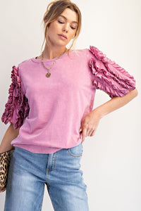 Cliffside ruffle top