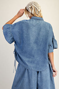 Flutter Denim top