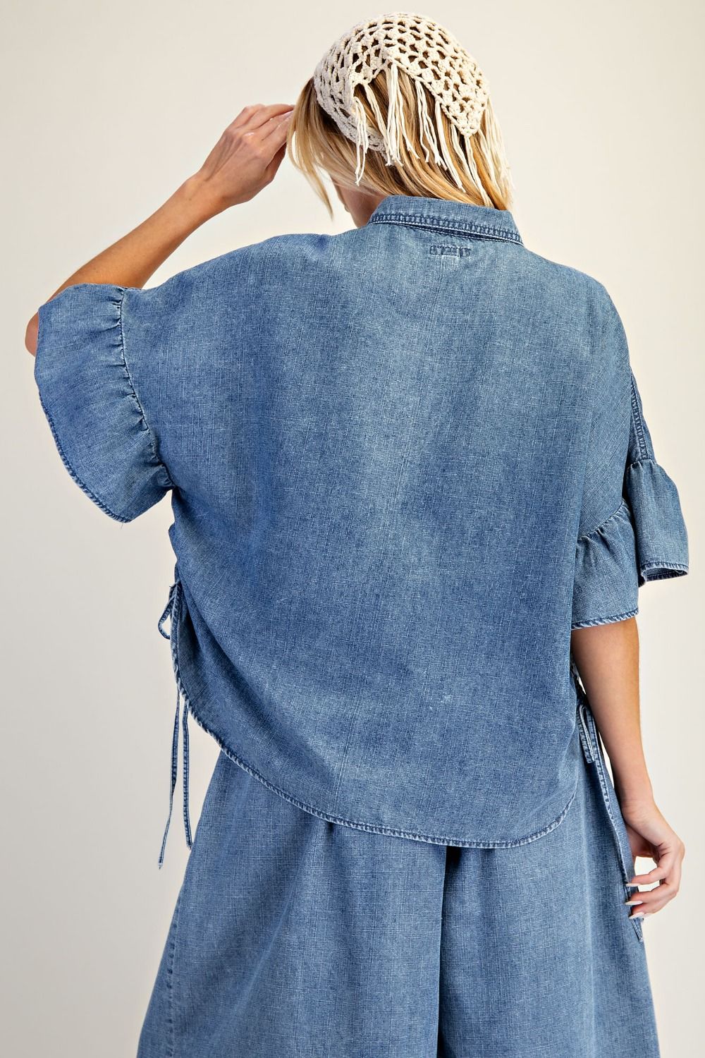 Flutter Denim top